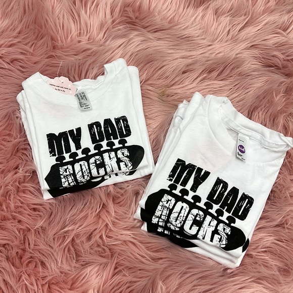 NWOT My Dad Rocks S/S Tee - Picture 1 of 6